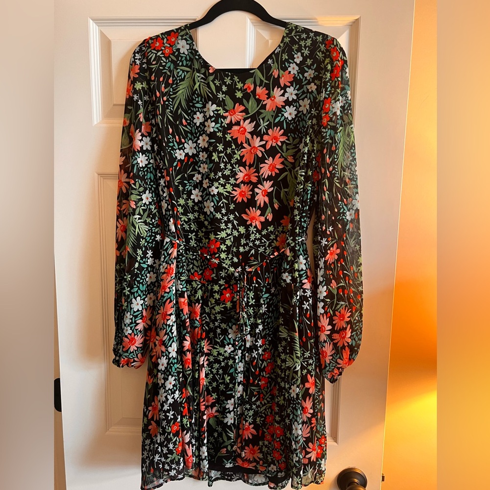 Tommy Hilfiger Floral Long Sleeve Dress